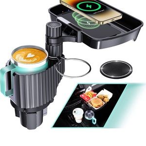 OFY car cup holder with charging tray!
